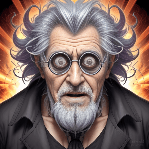 crazy looking grandpa