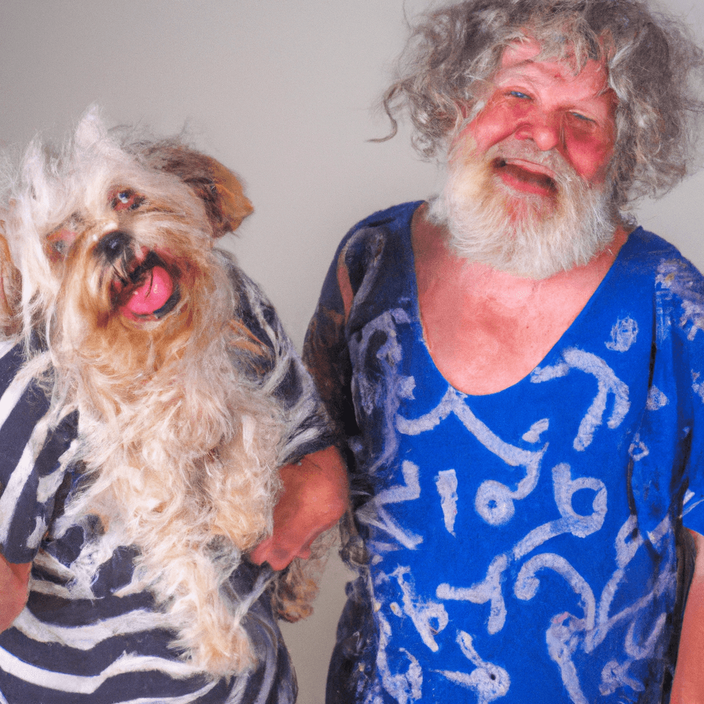 funny old people and their pets