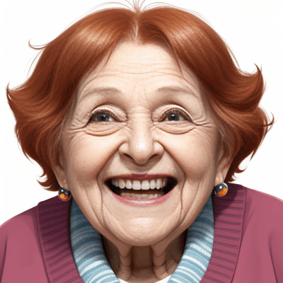Funny old woman